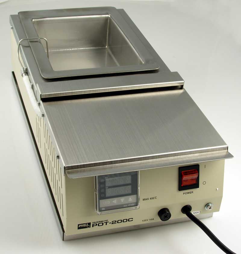 POT-200C goot Large Solder Pot with Stainless Steel Bath