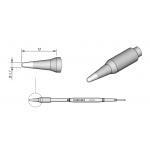 C245-943 (1.7mm x 12mm) JBC Tools Conical Soldering Cartridge