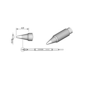 C210003 JBC Tools Soldering Conical Cartridge Tip 0.6mm x 4.5mm